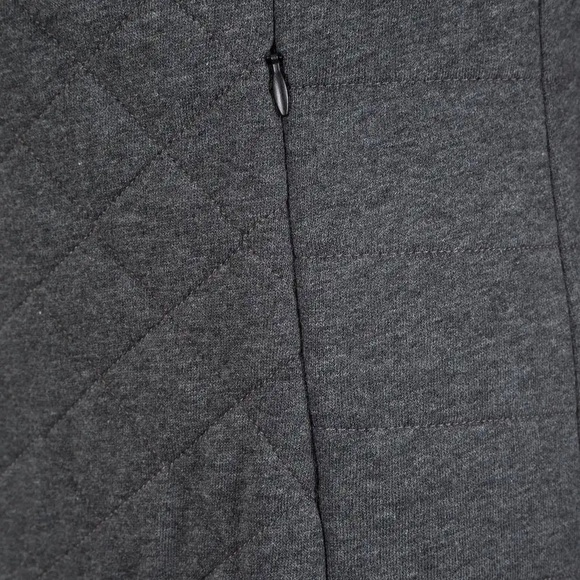 The ﻿Northface Quilted Oso Fleece Tunic Jacket Coat | Charcoal Gray | Size M - Picture 7 of 15